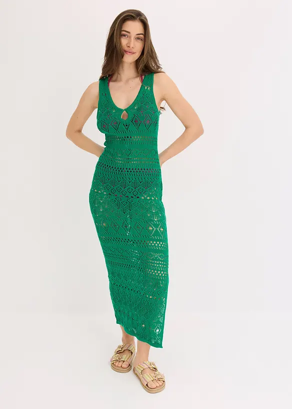 Maxikjole i heklet stil, bonprix