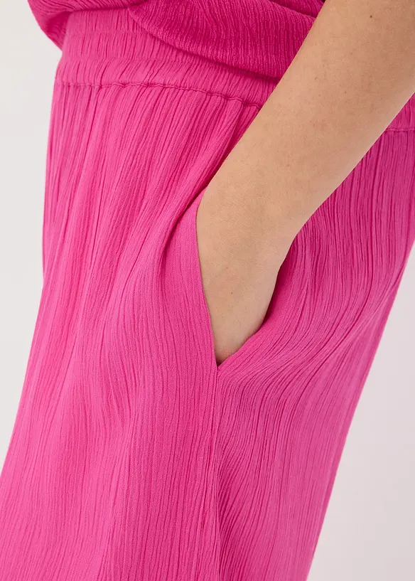Pull on-bukse i lett viskose, bonprix