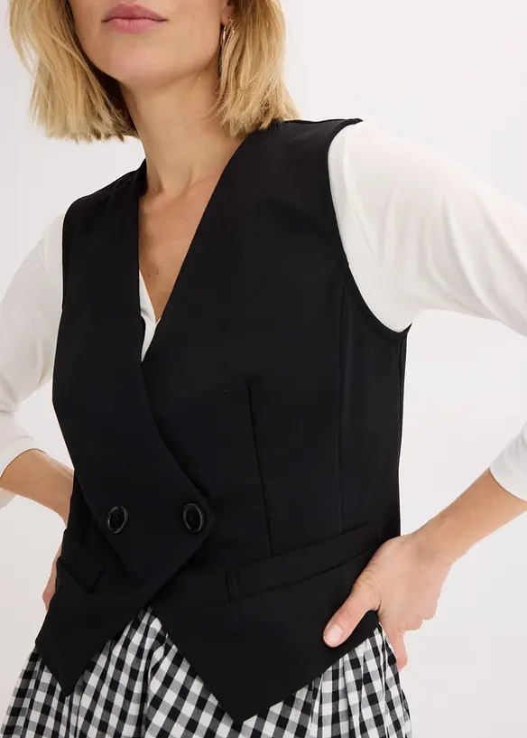 Dressvest i jersey, bonprix
