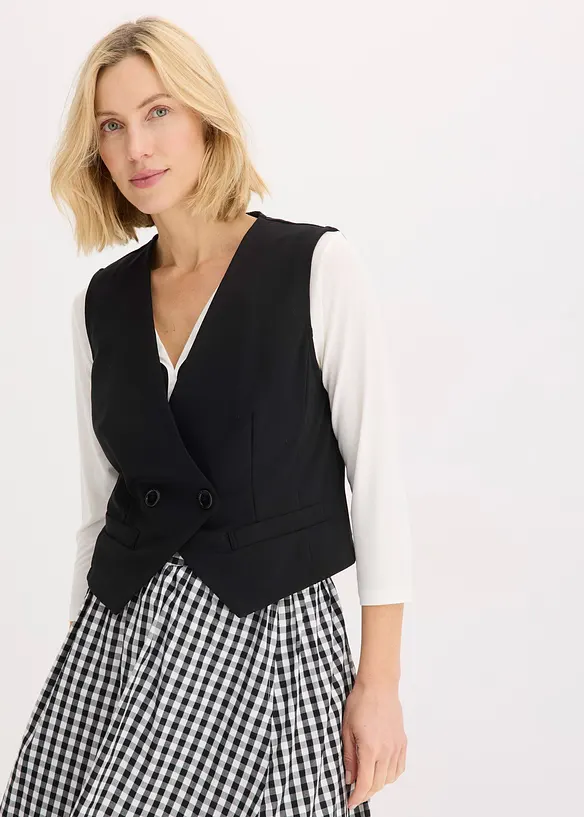 Dressvest i jersey, bonprix