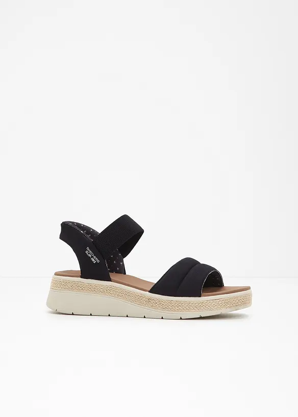 Slip-on sandal med kilehæl fra Skechers, Skechers