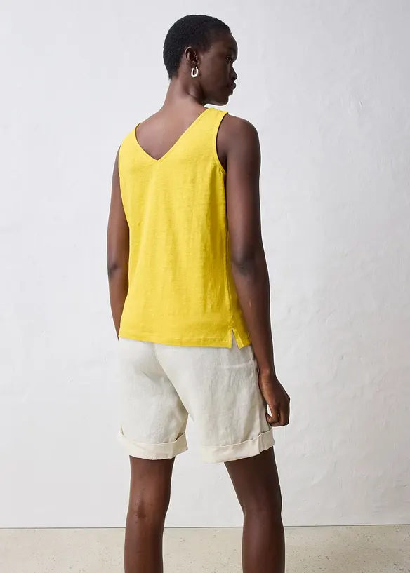 Singlet i lin, bonprix