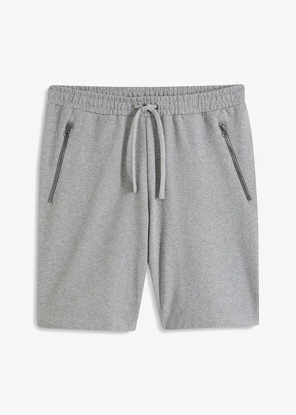 Sweat-bermudashorts med praktiske glidel&aring;slommer, bonprix