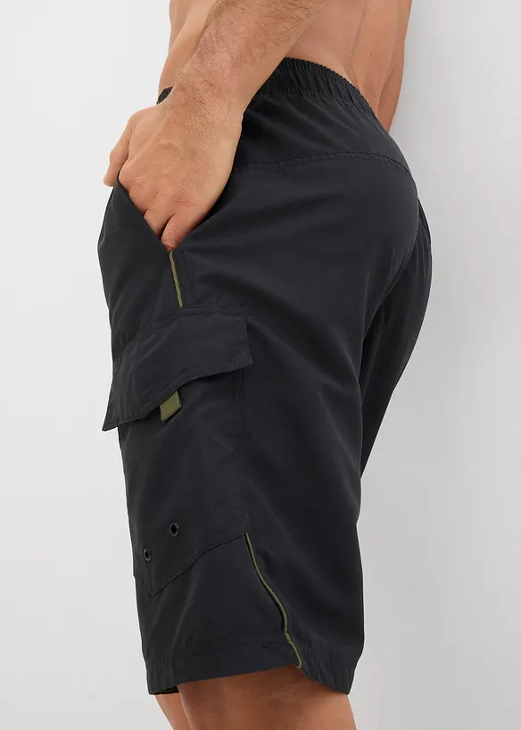 Badeshorts med sidelomme til herre, bonprix