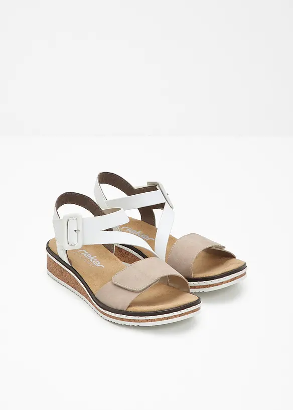 Sandaler fra Rieker med polstret inners&aring;le, Rieker