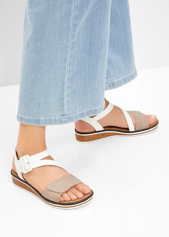 Sandaler fra Rieker med polstret inners&aring;le, Rieker