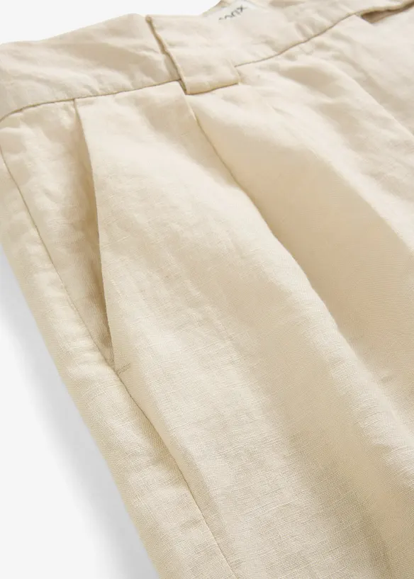 Bermudashorts i 100% lin, bonprix