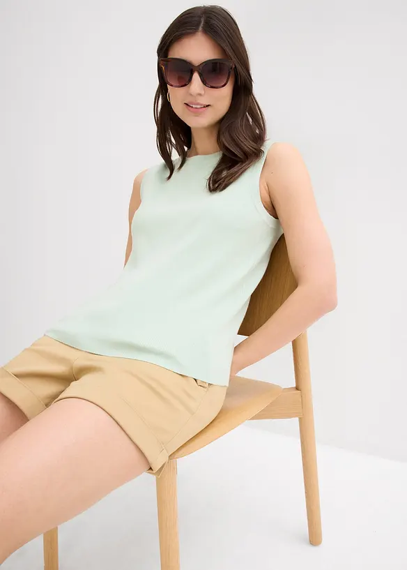 Strikket topp, bonprix