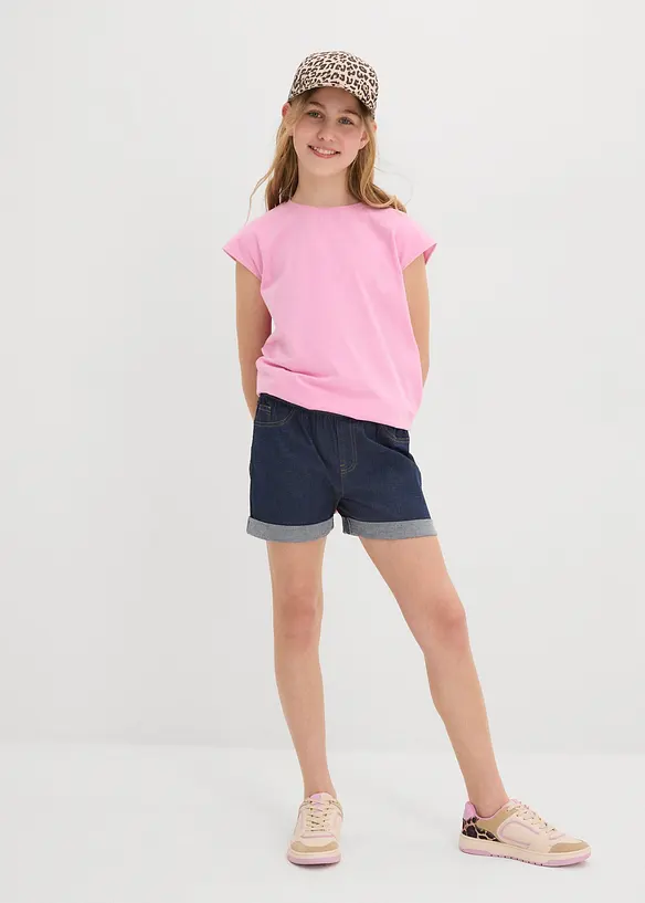 Jeansshorts Mid Waist, bonprix