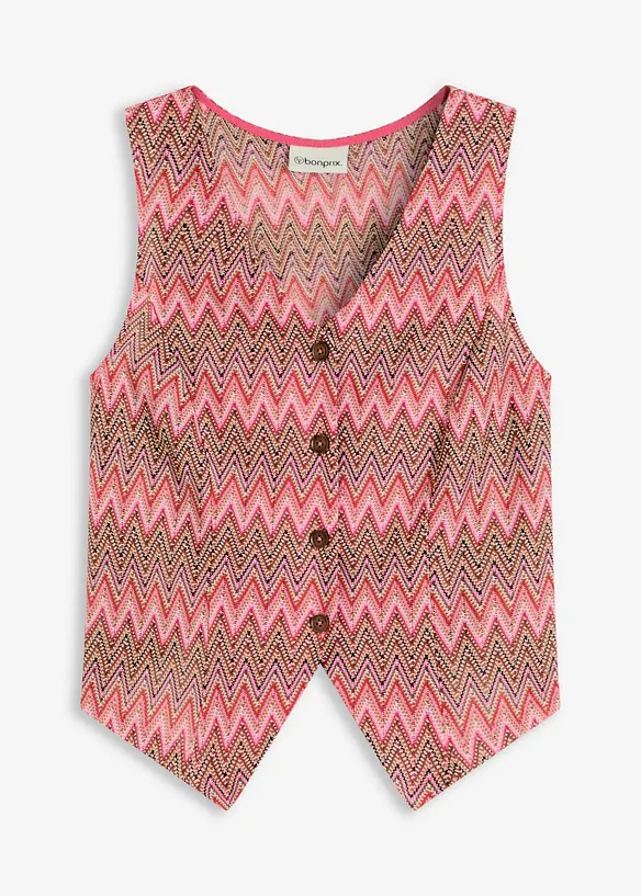 Vest i hekle-look, bonprix