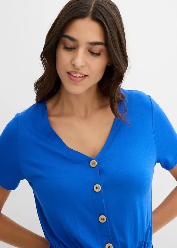 Jersey-jumpsuit i viskosemiks, bonprix