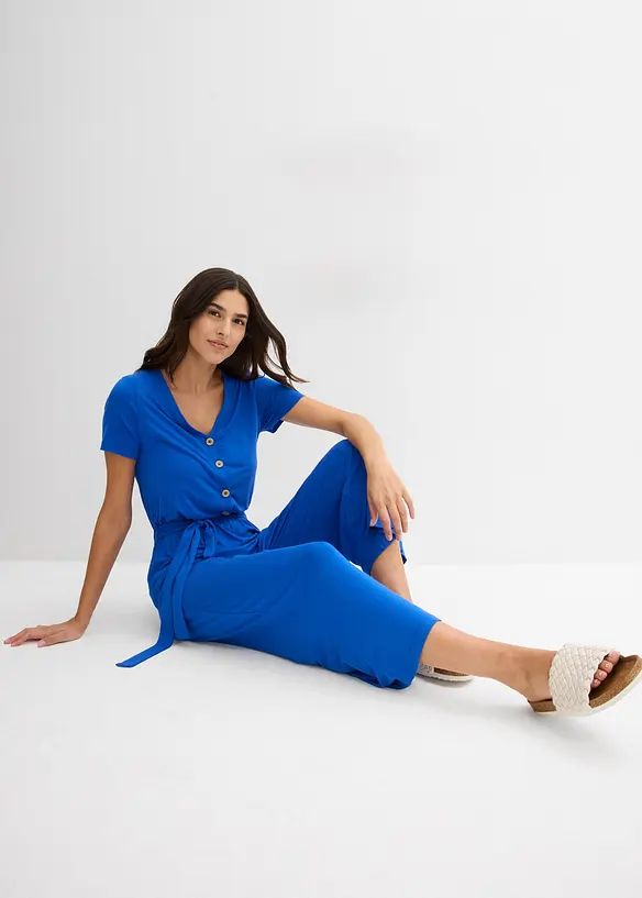 Jersey-jumpsuit i viskosemiks, bonprix