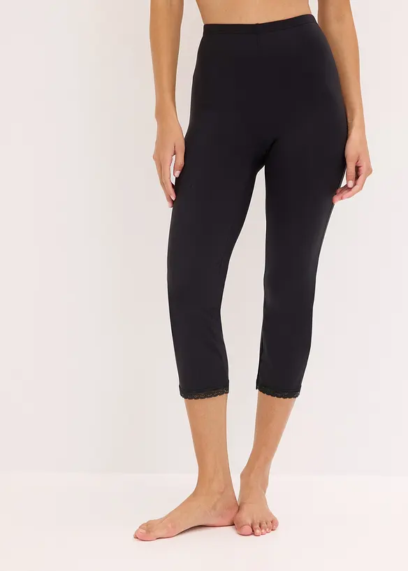 Caprileggings med "anti-gnisse-effekt" og kjølende polyamid, bonprix