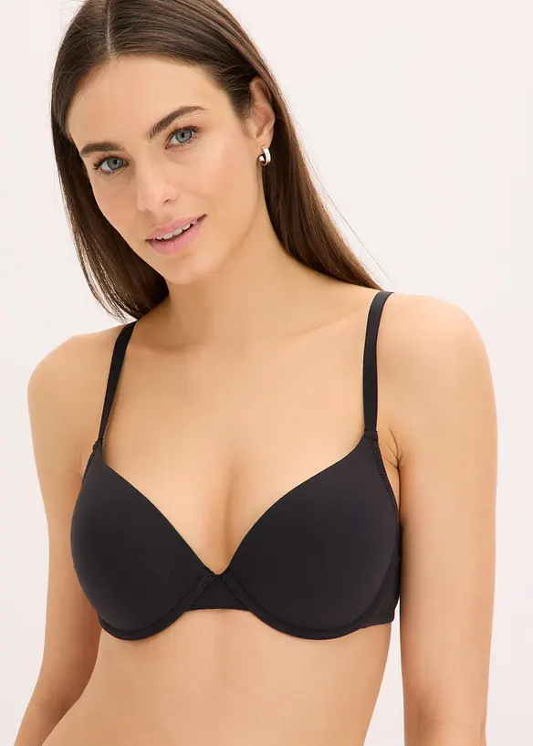 Push up-BH med bøyle og bomull (2-pack), bonprix