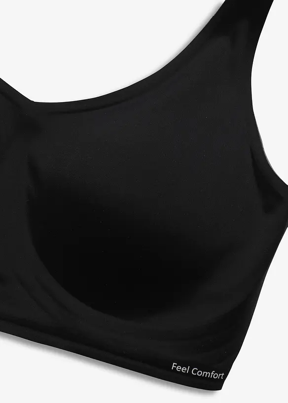 Vattert Feel Comfort Lasercut-BH uten b&oslash;yle med Jellyglue, bonprix