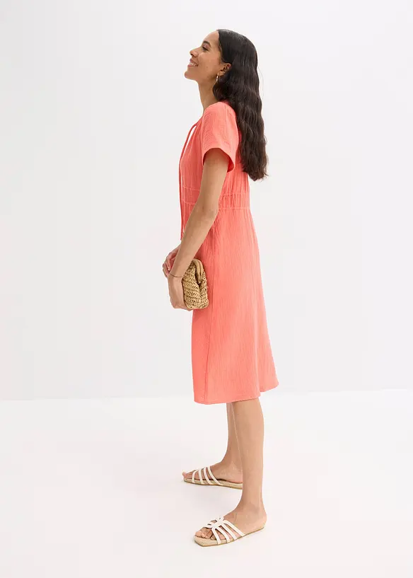 Tunikakjole i musselin, bonprix