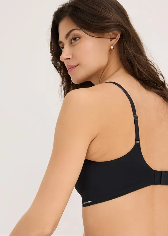 Vattert Feel Comfort Lasercut-BH uten b&oslash;yle med Jellyglue, bonprix