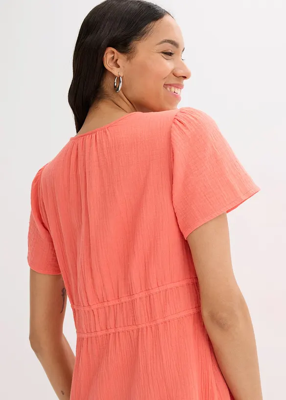 Tunikakjole i musselin, bonprix