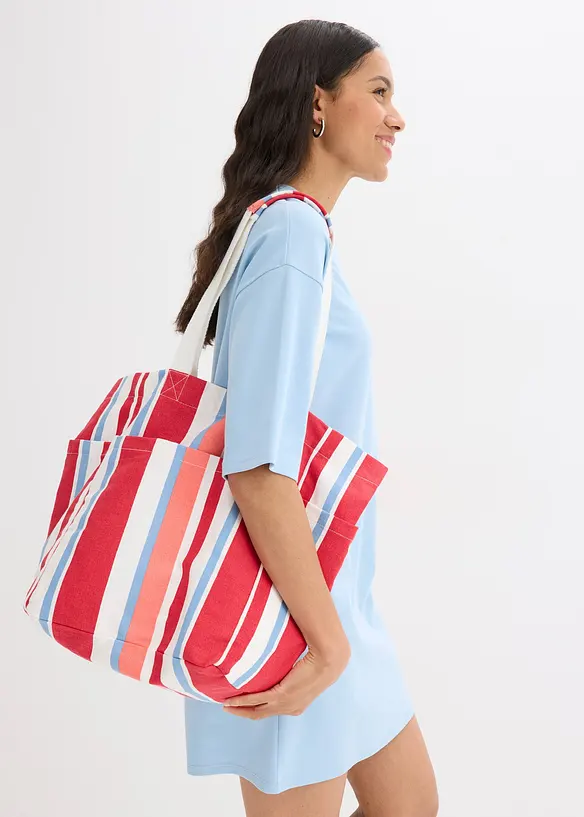 Oversized trikotkjole i formstabil &oslash;kologisk bomull, bonprix