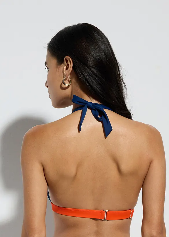Halterneck-bikini med V-hals (2-delt sett), bonprix