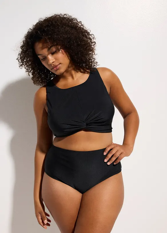 Bustier-bikini (2-delt sett) av resirkulert polyester, bonprix