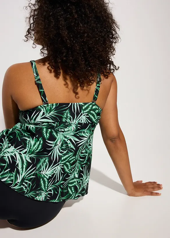 Tankini (2-delt sett) av resirkulert polyamid, bonprix