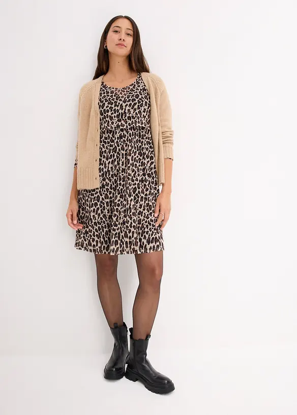 2i1-mammakjole og ammekjole med leopardprint, bonprix