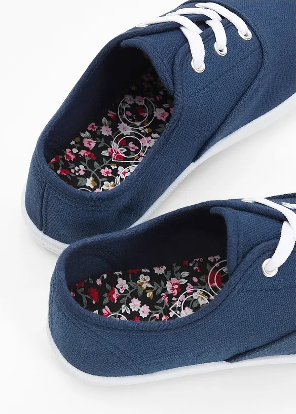 Sneakers i bomullskanvas, bonprix