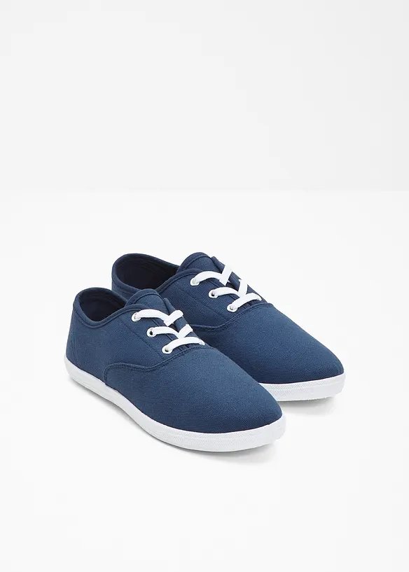 Sneakers i bomullskanvas, bonprix