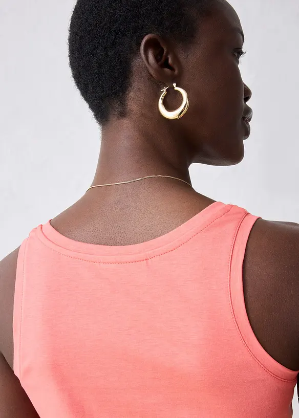 Singlet med silke, bonprix