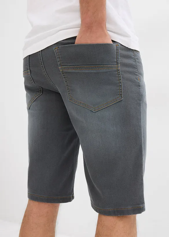 Bermudashorts i sweat-denim med komfortsnitt, Regular Fit, bonprix