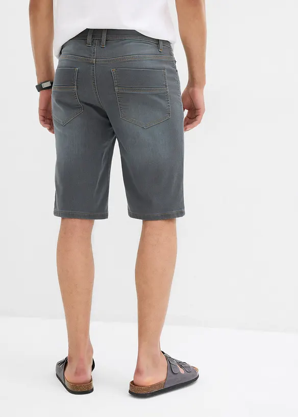 Bermudashorts i sweat-denim med komfortsnitt, Regular Fit, bonprix