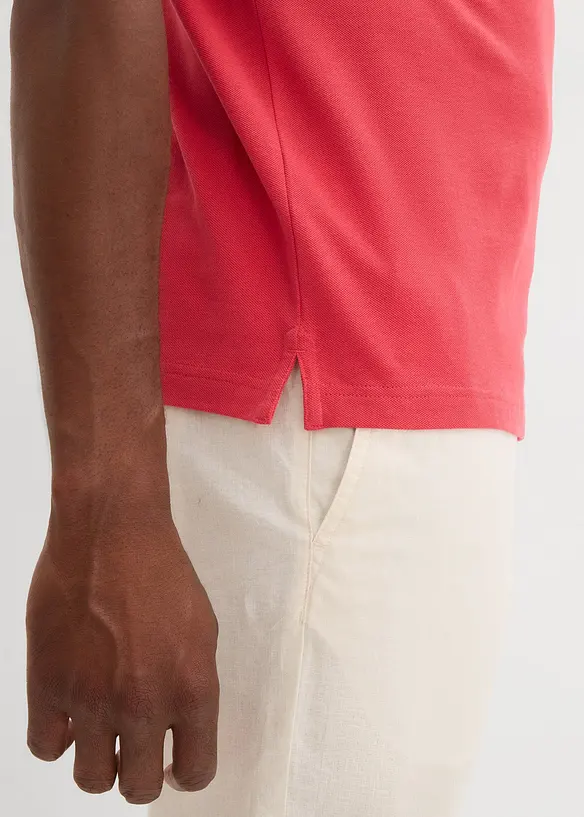 Pik&eacute;-poloskjorte i 100% bomull (2-pack), bonprix