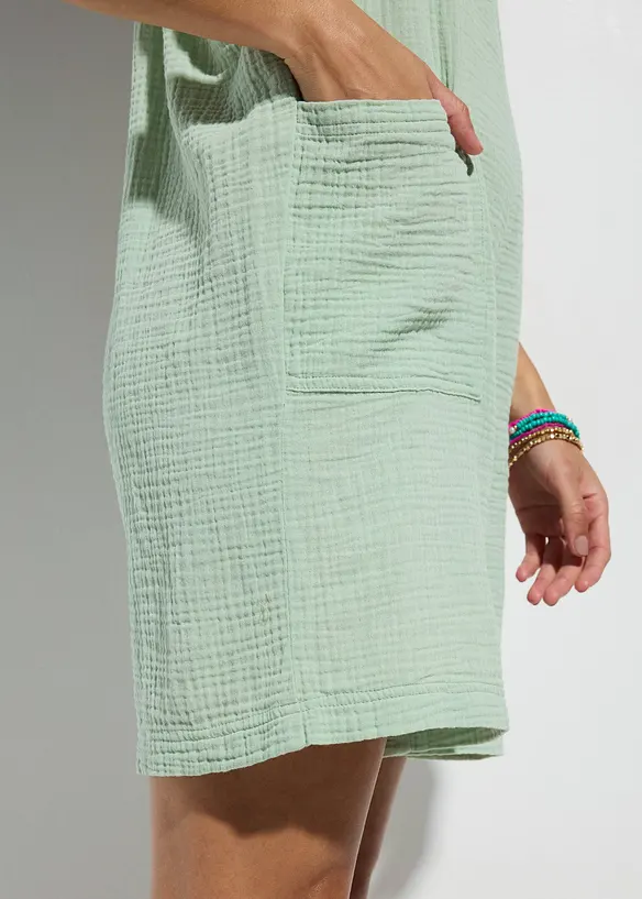 Strand-jumpsuit i lett musselin, bonprix