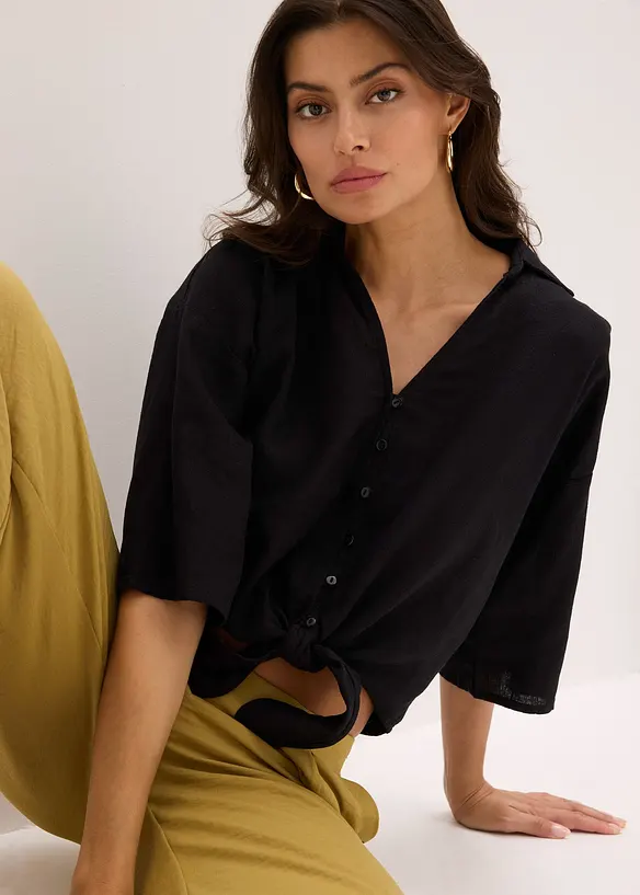 Linbluse, bonprix