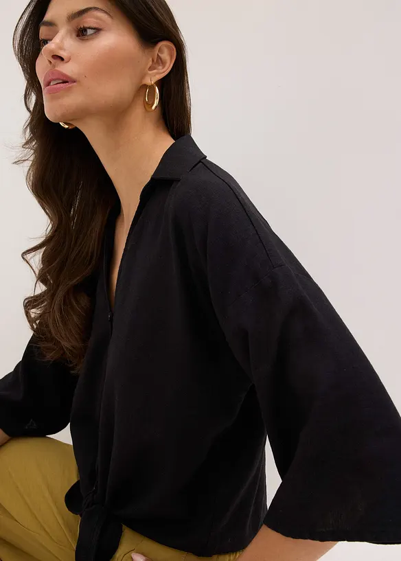Linbluse, bonprix