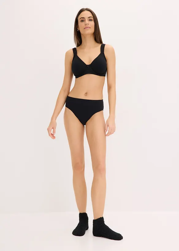 Minimizer-T-skjorte-BH med spiler og økologisk bomull (2-pack), bonprix