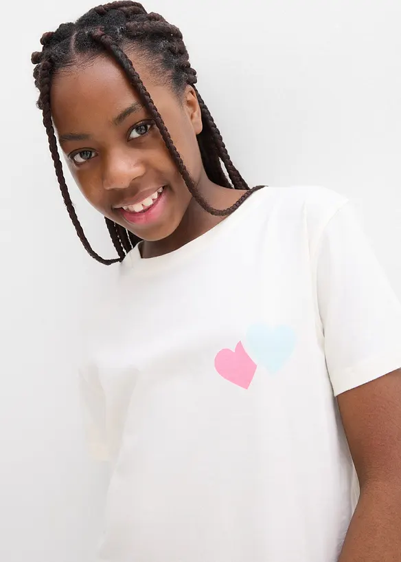 Pyjamas i 100% &oslash;kologisk bomull (4-delt sett), bonprix