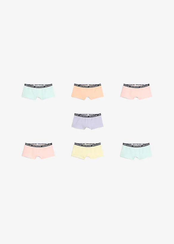 Boksertruse med myk økologisk bomull (7-pack), bonprix