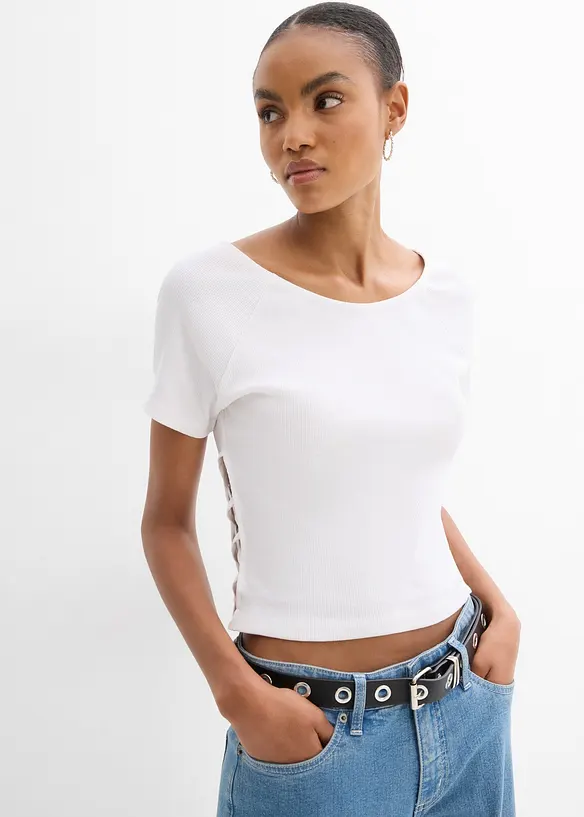 Figurn&aelig;r T-skjorte i 100% &oslash;kologisk bomull, bonprix