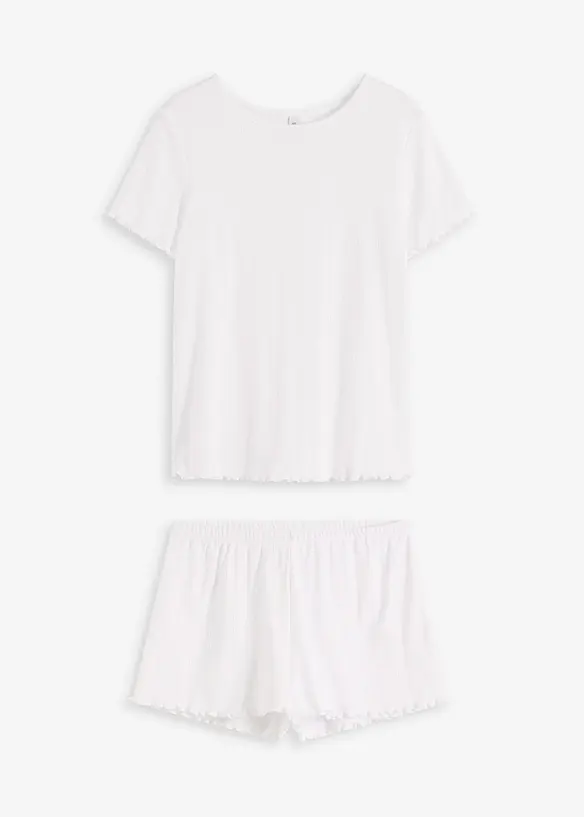 Pointelle jersey pyjamas, bonprix