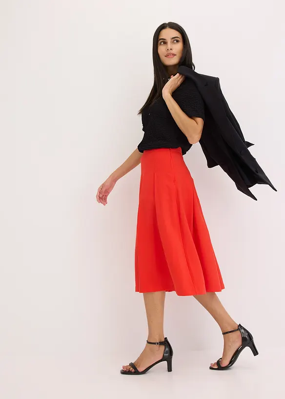 Foldeskj&oslash;rt av myk viskosemiks, bonprix