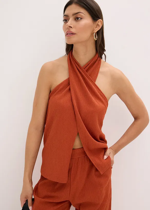 Halterneck-topp, bonprix