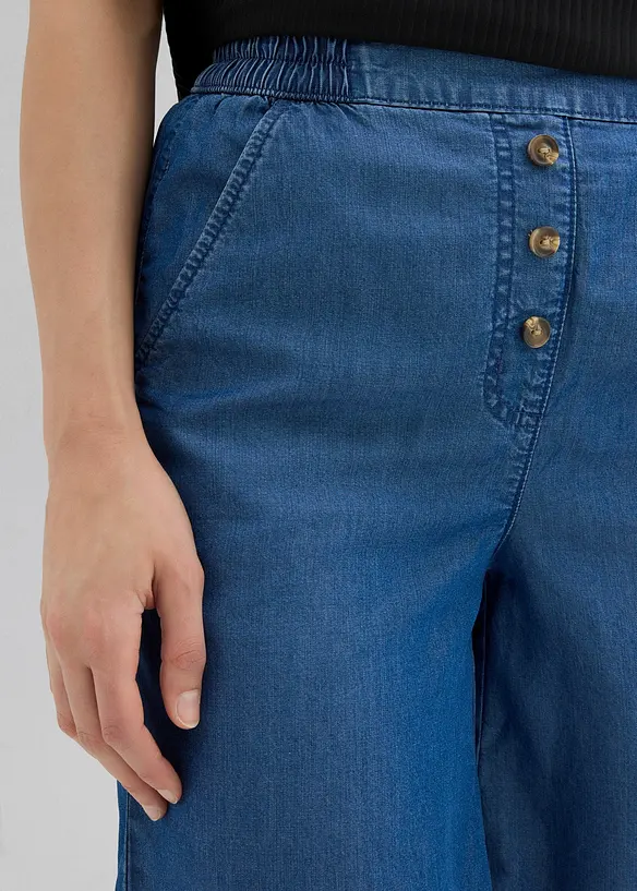 Pull on-shorts i lyocell, bonprix