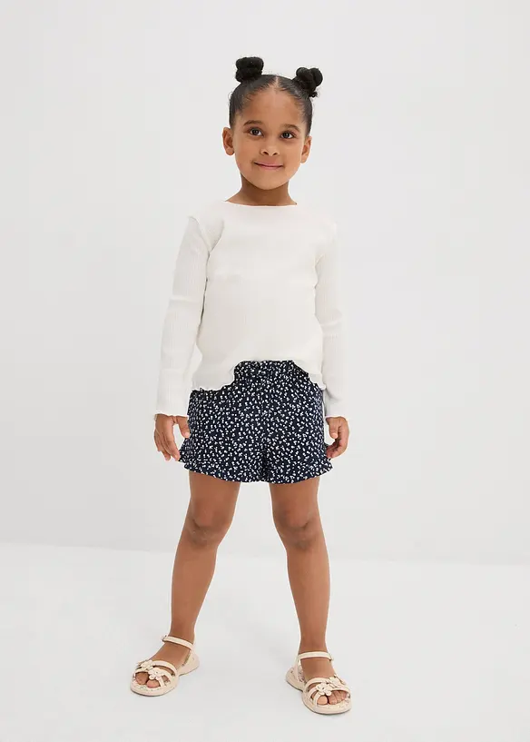 Jerseyshorts i 100% økologisk bomull (3-pack), bonprix