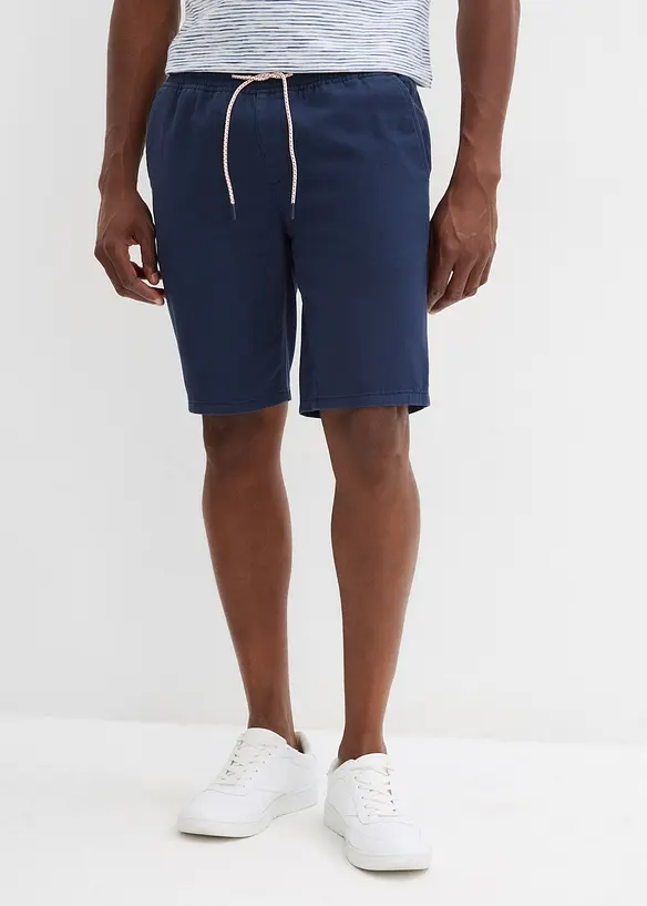 Pull on-bermudashorts i 100% bomull, Regular fit, bonprix