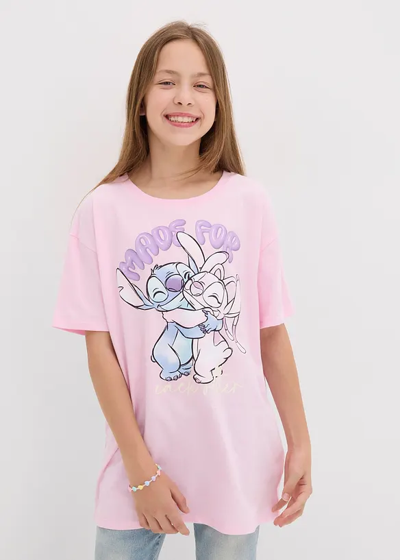 Topp i 100% bomull med Disney-motiv Stich, Lilo & Stitch
