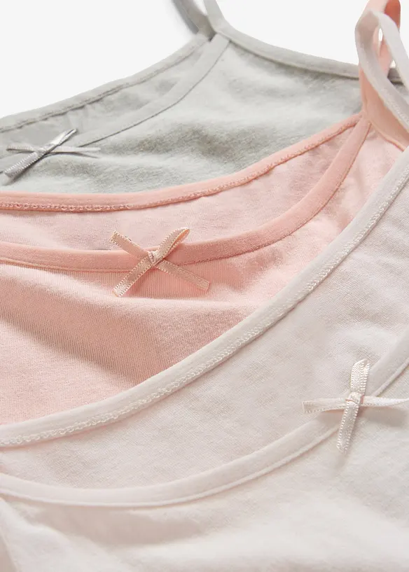 Singlet med myk bomull (5-pack), bonprix