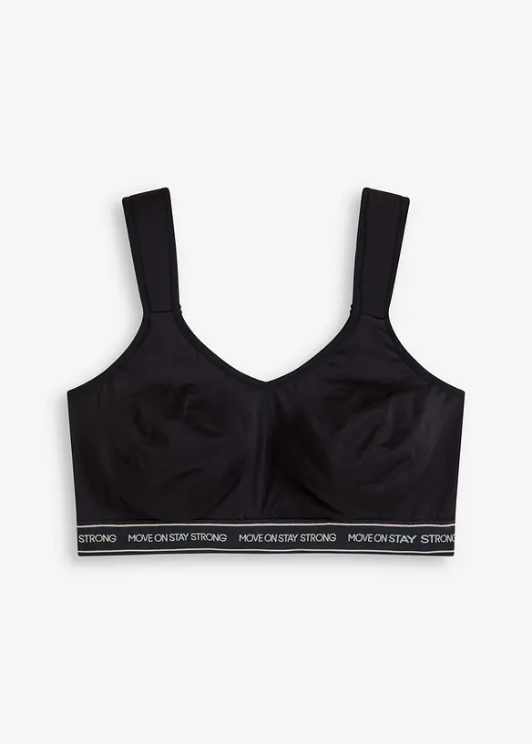 Trenings-BH med middels støtte, bonprix