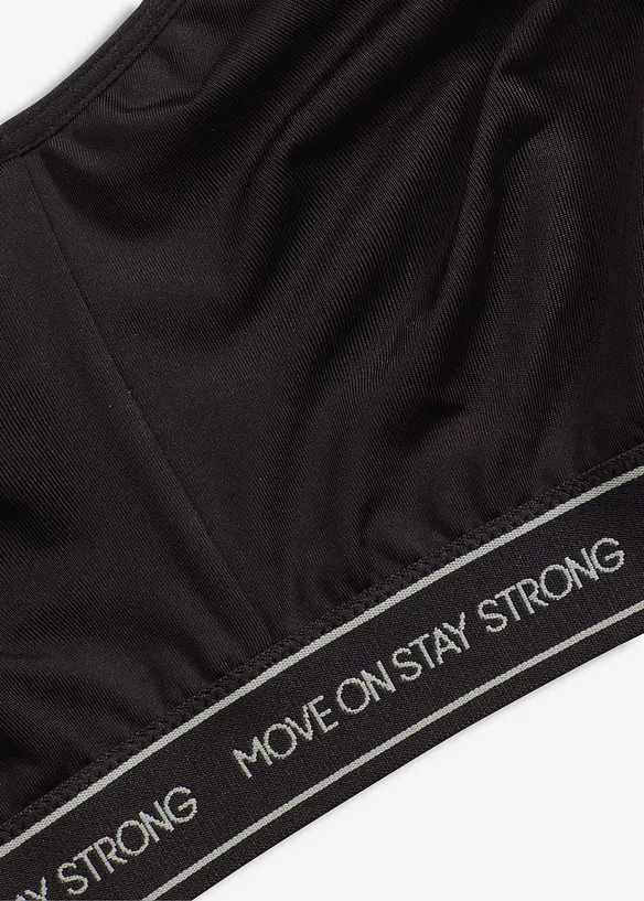 Trenings-BH med middels støtte, bonprix